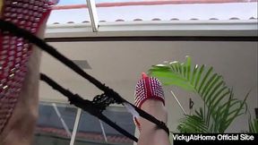 Big Tits Blonde Vicky Vette Fucks Her Holes With Her Favorite Dildo!