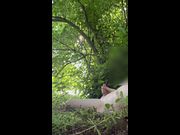 20 y/o risky public masturbation near a street