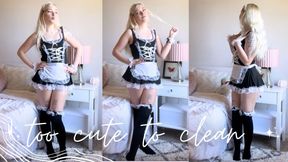 Maid Costume Try On 4K