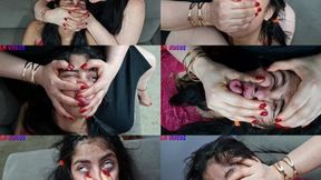 STRONG HANDS SQUEEZED FACE - GODDESS LETICIA MILLER & SLAVE LITTLE KATITA - EXCLUSIVE LM VIDEOS FEBRUARY 2026 - CLIP FULL VERSION