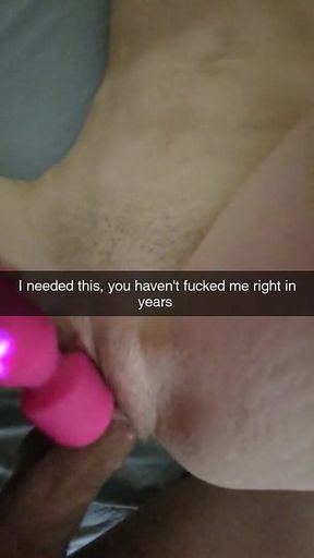 Wife Smokes and Cheats While Home Alone and Cucks Her Husband on Snapchat. Cumslut Can't Stop Cumming