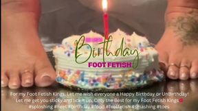 Birthday Foot Fetish