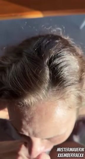 Hotwife serves bbc in kitchen while husband is at work