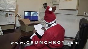 French slut fucked bareback by 2 santa claus for christmas