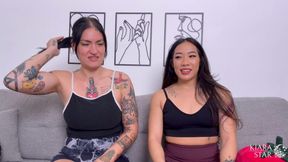 Stinky Gym Sneezing - Post-Workout Sneezes, Sniffles, and Snot with Kiara Star and Tatiana Vex