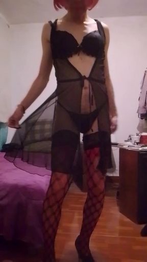 Red lenses and lingerie