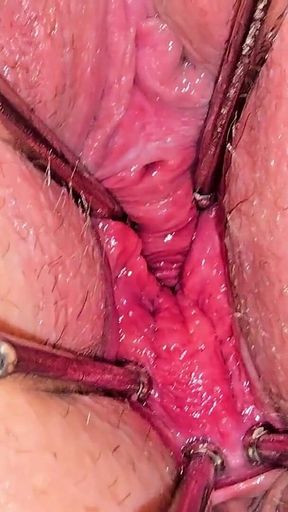 Cervix Play and Peehole Fuck Close up! Deep Hole