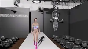 Busty Brunette Showcases Tiny Waist in Sensual Fallout 4 Roleplay Fantasy