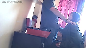 cctv camera secretary sucking the bosses cock