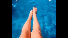 Happy Foot Fetish Friday! All you ??️ have some competition. My English loves to play footsies. #feet #footfe...