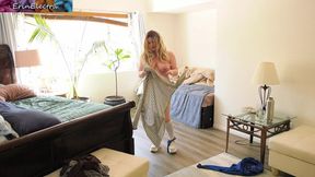 Mommy teaches little boy naughty&#x1F608; bedroom secrets in freaky family affair