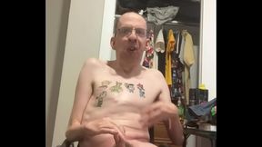 Handicap man playing with himself