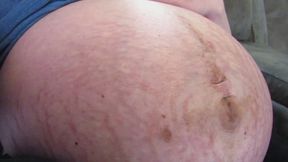 POV Extreme Pregnant Belly 3 DAYS until C-Section Part 1