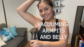 VACUUMING ARMPITS AND BELLY