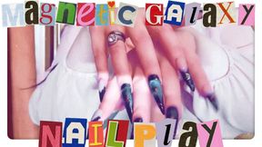 Magnetic Galaxy Nail Play