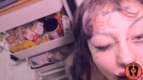 Thick Facial Cumshot Goth Chubby Girl