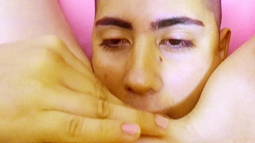 Ariel Ortiz invites his cousin to dinner at his house and he ends up giving him hot cunnilingus
