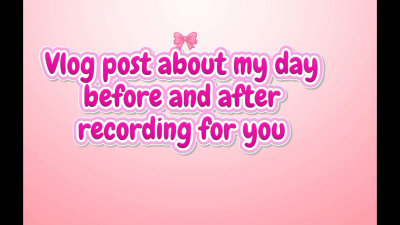 Vlog of my day ..