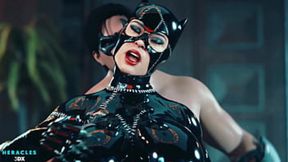 The Feline Seductress rides a big manhood and gets a creampie