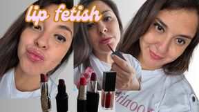 lip fetish (trying different lipsticks)