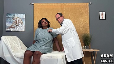 DR PORNO: Anal Exam Fuck With BBW Tgirl