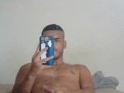 Másturbacion en mi cuarto a solas, mientras me miró al espejo eyaculacion feliz 😈💦💦