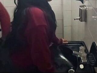 STUDENTS CAUGHT HAVING SEX IN A PUBLIC SCHOOL WASHROOM