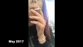 20 Year Old Girl Smoking Cigarettes - A Compliation