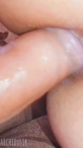 Cute boy fucked by a big dick to cum right in the ass without a condom!   Clip 1