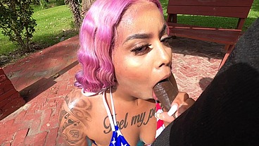 Kally XO Celebrating the 4th Of July With a BBC