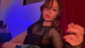 Snap & Send (vaping in bed)