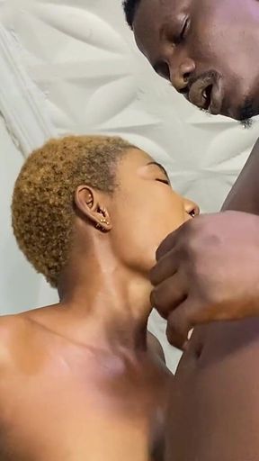 Caught My Husband and Our Lounge Cleanner Fucking and I Joined in