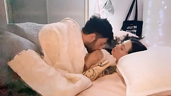 Tattooed Latina gives blowjob and rides cock in amateur indoor scene