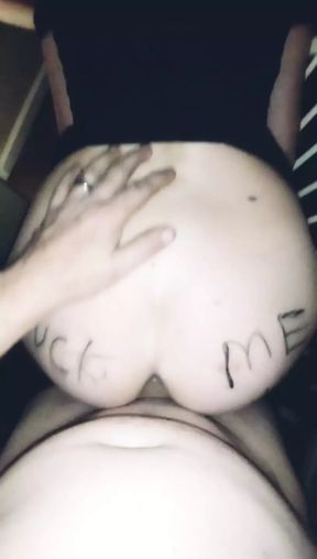 Horny wife surprised husband with dress