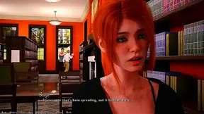 Big-Busted Anime Babe Seduces In The Library For Intense 3D Hentai Action