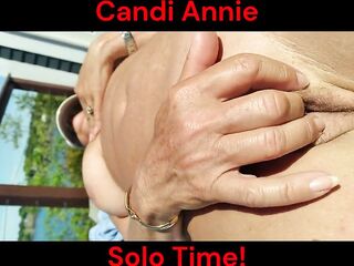 Hawt mother I'd like to fuck GILF Candi Annie Likes Masturbating in the Sunshine- Playing Solo with her cunt