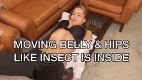 Crazy belly moves like The Matrix Interrogation scene