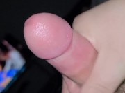 BIGGEST cum load SMALLEST cock. Short cum clip