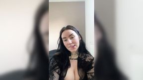 Cheating MILF gives British teen coworker JOI after work