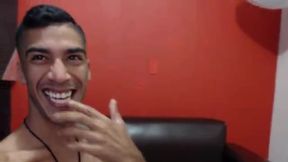 Latino Adam J Masturbates and Ejaculates
