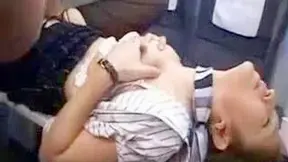 Asian Train Stewardess Naughty Punishment