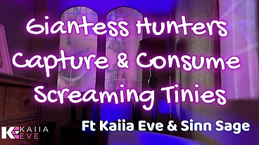 Giantess Hunters Capture & Consume Screaming Tinies