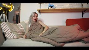 A beautiful morning with a gorgeous blonde tgirl