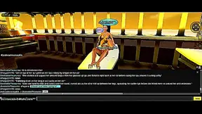 Paige Takes On 3D Anime DP Adventure In Game IMVU Fantasies