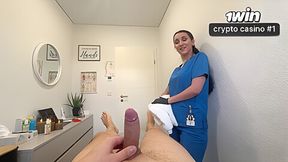 He Gets Caught Jerking During Massage