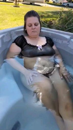 Solo Hot Tub Fondling