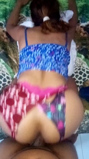 Weird panties of the woman, even so she let her eat her ass   Clip 1