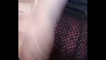 Amateur cutie jiggles her round tattooed booty while spanking herself.