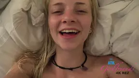 Blonde Babe Gets Fucked and Fingered POV