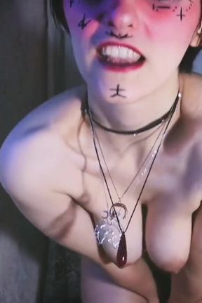 Demon locks you in permanent chastity